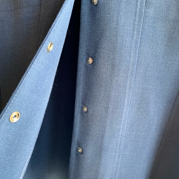 Lana Lee Petite Blue Blouse - Picture 5 of 6